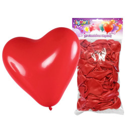 Σετ 50 Μπαλόνια Καρδιά Κόκκινη 23cm ToyMarkt 913590
