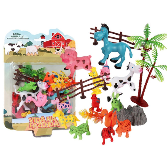Αστεία Ζωάκια σε Καρτέλα 25x16x5cm ToyMarkt 913613