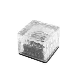 Ηλιακό φωτιστικό κήπου 6000k Ice cube solar light Ψυχρό λευκό 1 τμχ - ΟΕΜ