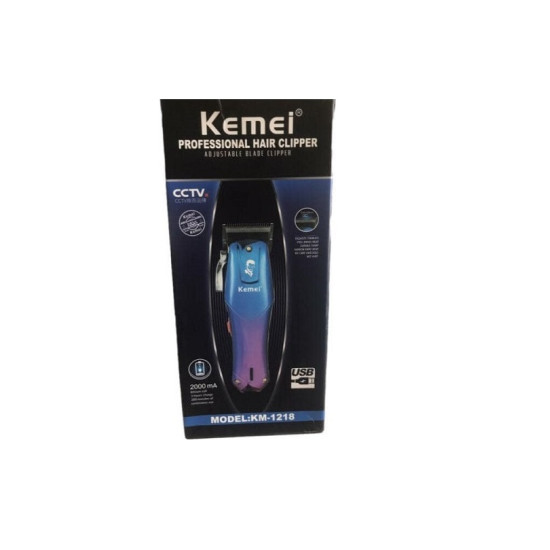 Eπαναφορτιζόμενη USB Κουρευτική Μηχανή Kemei 1218