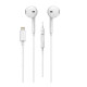 Ακουστικά Ezra Ep40-ip Earbuds Handsfree με Βύσμα Lightning Λευκό