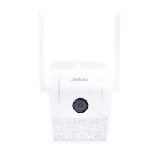 IP Κάμερα Ασφαλείας 1080P 5MP με Ανίχνευση Κίνησης WiFi & Φωτιστικό LED Andowl Q-L417 – Λευκό