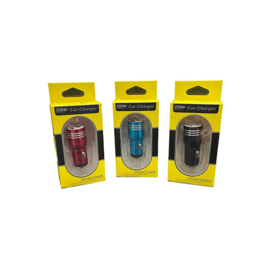 Φορτιστής Αυτοκινήτου Μαύρος Συνολικής Έντασης 2.4A Γρήγορης Φόρτισης με Θύρες: 2xUSB - ΟΕΜ