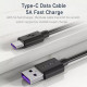 AWEI καλώδιο USB σε Type-C CL-113T, 5A, 0.30m, μαύρο