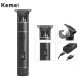 Επαναφορτιζόμενη Κουρευτική Μηχανή Trimmer USB Type C με LCD Οθόνη - KM-1943 KEMEI