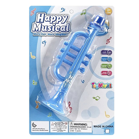 Μίνι Τρομπέτα σε Καρτέλα 21x14x4cm ToyMarkt 96173