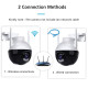 IP Κάμερα Ασφαλείας 1080P 4MP με WiFi & Φως LED OEM.
