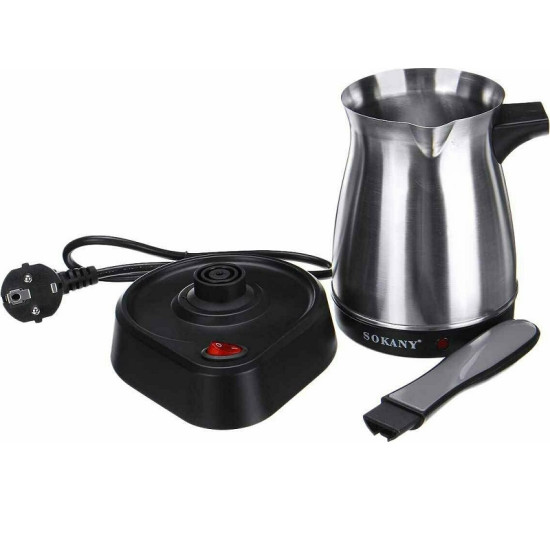 Ηλεκτρικό Mπρίκι Inox 600W, 500ml SOKANY SK-214