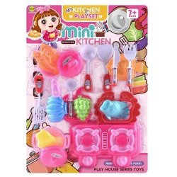 Κουζινικά Mini Kitchen Καρτέλα 43x31x5cm ToyMarkt 971296