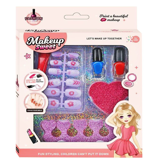 Σετ Νυχιών Make up Sweet 21x16x3cm ToyMarkt 971297