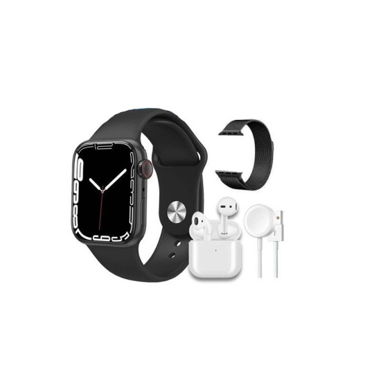 Watch 8 Smartwatch GR-88 με Ακουστικά - Μαύρο  - ΟΕΜ