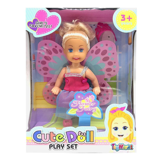 Κούκλα 12cm Νεράιδα 16x12x4cm ToyMarkt 98221