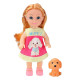 Κούκλα 11cm & Ζωάκι pet 16x8x4cm ToyMarkt 98249