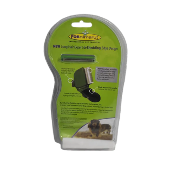 FOBnimarut Βούρτσα για Κοντότριχους Σκύλους Μικρού/Μεσαίου Μεγέθους deShedding Tool - ΟΕΜ