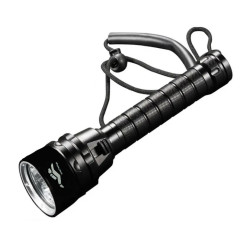 Φακός Κατάδυσης Επαναφορτιζόμενος LED με Φωτεινότητα 3200lm 5 x T6 led smd 