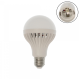 LED λάμπα Ε27 με κροκοδειλάκια και διακόπτη 12V 9W 18 SMD 460LM 6000K ψυχρό λευκό OEM