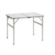 Σπαστό τραπέζι Αλουμινίου για κάμπινγκ με 4 σκαμπό 1,20x60cmx5,5cm – ΟΕΜ