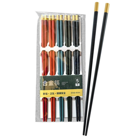 Chopsticks Deluxe σετ=5 Ζευγάρια Homie 1002219