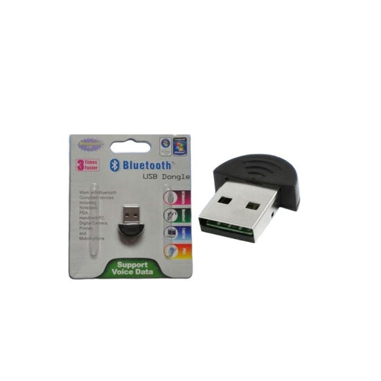 Προσαρμογέας Bluetooth 2.0 USB Dongle (Adapter) – Μαύρο - ΟΕΜ