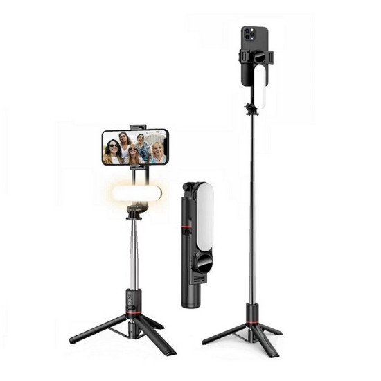ΤΡΙΠΟΔΟ ΚΙΝΗΤΟΥ ΜΕ BLUETOOTH ΜΑΥΡΟ L15 SELFIE STICK - OEM ΤΡΙΠΟΔΟ ΚΙΝΗΤΟΥ ΜΕ BLUETOOTH ΜΑΥΡΟ L15 SELFIE STICK - OEM