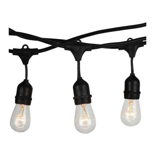 Αδιάβροχη Γιρλάντα Φωτισμού Εξωτερικού Χώρου 5 Μέτρα με 10 Ντουί E27 RZ.DC-5M10D Μαύρη RIXME Αδιάβροχη Γιρλάντα Φωτισμού Εξωτερικού Χώρου 5 Μέτρα με 10 Ντουί E27 RZ.DC-5M10D Μαύρη RIXME