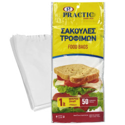 Σακούλες Τροφίμων Μικρές πακ=50τεμ 27x17cm Homie 101154