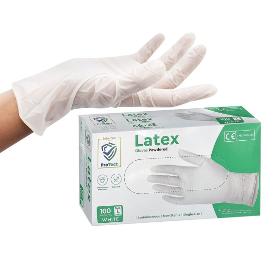 Γάντια Latex κυτ=100τεμ Homie 101494