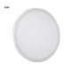Φωτιστικό Οροφής Slim Panel Λευκό Στρογγυλό Χωνευτό LED SMD 20W 120° - ΟΕΜ