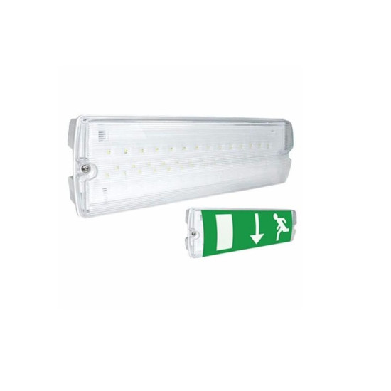 LED Εφεδρικό Φωτιστικό Ασφαλείας με Φωτοκύτταρο VT-524-S 838 V-TAC - ΟΕΜ