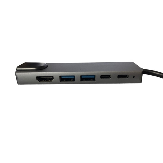 Αντάπτορας Type-C σε HDTV 6 in 1 - 1ΤΕΜ. - ΟΕΜ Αντάπτορας Type-C σε HDTV 6 in 1 - 1ΤΕΜ. - ΟΕΜ