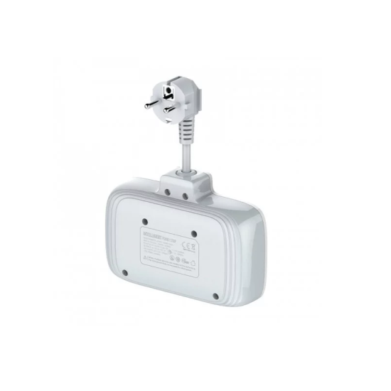Πολύπριζο με 2 υποδοχές AC 3x USB, USB-C SE2435 2500W (λευκό) LDNIO