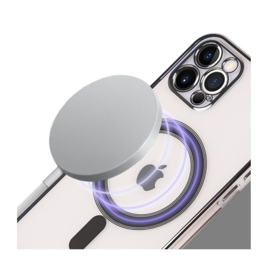 Θήκη Back Cover Magsafe Για iPhone 12 Pro Μωβ - ΟΕΜ