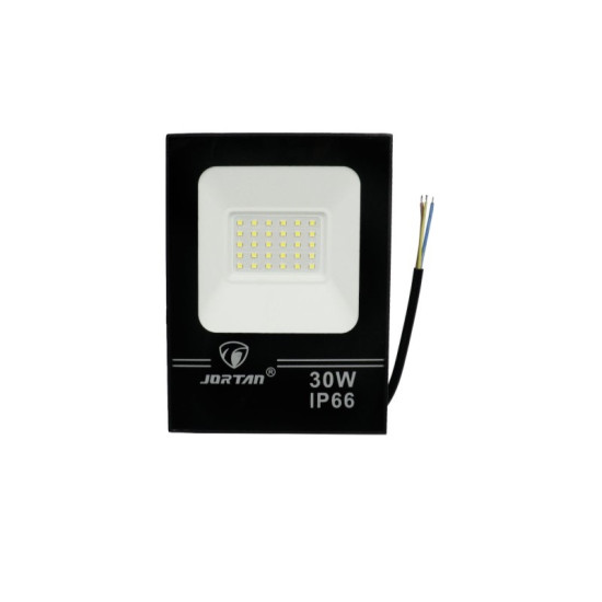 Αδιάβροχος προβολέας LED 30W 2400LM 220V ψυχρό λευκό IP66 Jortan TP30W - OEM