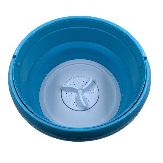 Andowl Q-XY86 Πτυσσομενο Φορητό Πλυντηριο Ρουχων Μπλε Με Κάδο 2kg