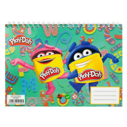Μπλοκ Ζωγράφικης Σπιράλ Play Doh Α4, Gim 320-20004