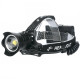 LED επαναφορτιζόμενος φακός κεφαλής P70 1000LM IPX6 με 5 λειτουργίες φωτισμού μαύρος OEM