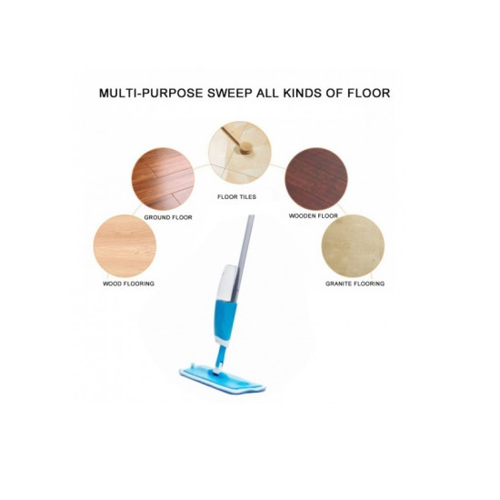 Σφουγγαρίστρα Παρκετέζα με Σπρέι Ψεκασμού και 1 Πανάκι με Μικροίνες – Spray Mop ΟΕΜ Σφουγγαρίστρα Παρκετέζα με Σπρέι Ψεκασμού και 1 Πανάκι με Μικροίνες – Spray Mop ΟΕΜ