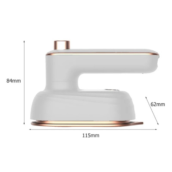Μίνι ηλεκτρικό σίδερο ταξιδιού Mini Electric Iron Λευκό