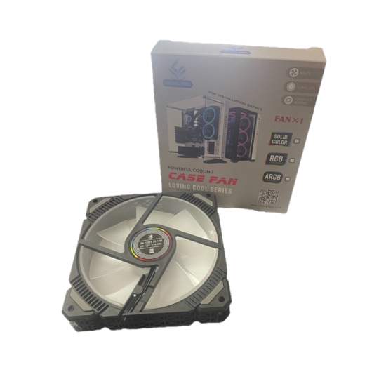 Loving cool PWM Case Fan 120mm με Σύνδεση 2-Pin Γαλάζιο