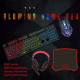 ΣΕΤ GAMING ΠΛΗΚΤΡΟΛΟΓΙΟ ΜΕ RGB ΦΩΤΙΣΜΟ & ΠΟΝΤΙΚΙ AS-1088 4τεμ. ΟΕΜ
