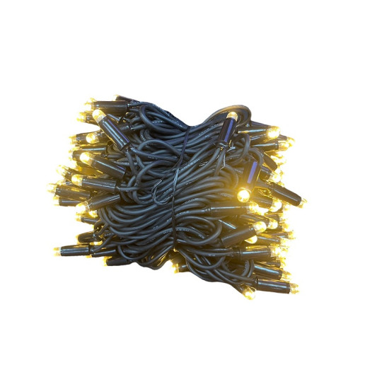 Χριστουγεννιάτικα 100 LED χοντρά λαμπάκια BX-019 θερμό χρώμα OEM