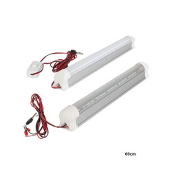 LED Φωτιστικό Τ8 12V Με Διακόπτη ON/OFF 18w Λευκό 60cm 1τεμ. ΟΕΜ