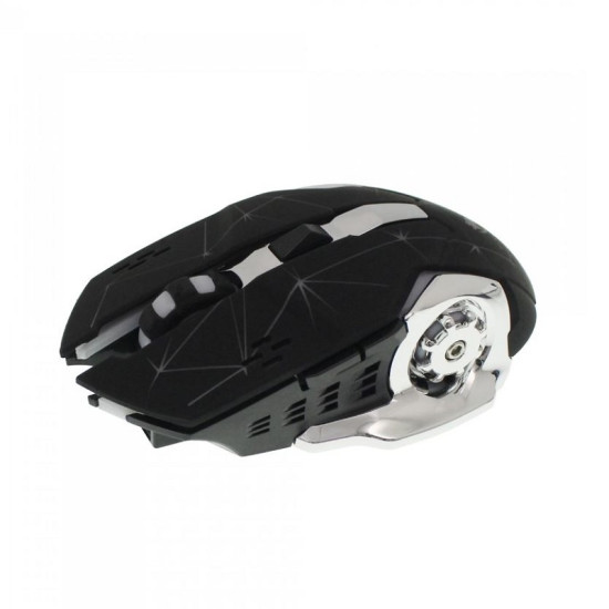 Ασύρματο φωτιζόμενο ποντίκι υψηλής ταχύτητας gaming μαύρο 2.4Ghz Q13 T-WOLF OEM