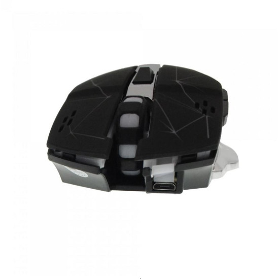 Ασύρματο φωτιζόμενο ποντίκι υψηλής ταχύτητας gaming μαύρο 2.4Ghz Q13 T-WOLF OEM