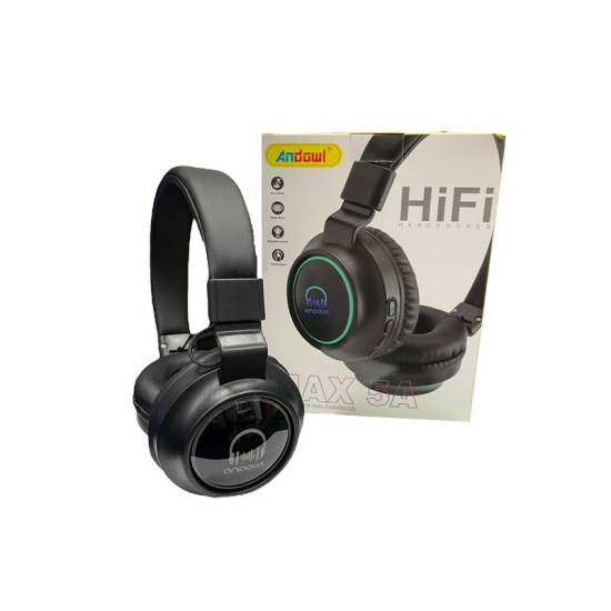 Ασύρματα bluetooth hifi ακουστικά Andowl μαύρα