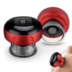 Ηλεκτρική Συσκευή Μασάζ Βεντούζα 12 Ταχυτήτων με Θέρμανση Ερυθρού Φωτός - ΟΕΜ