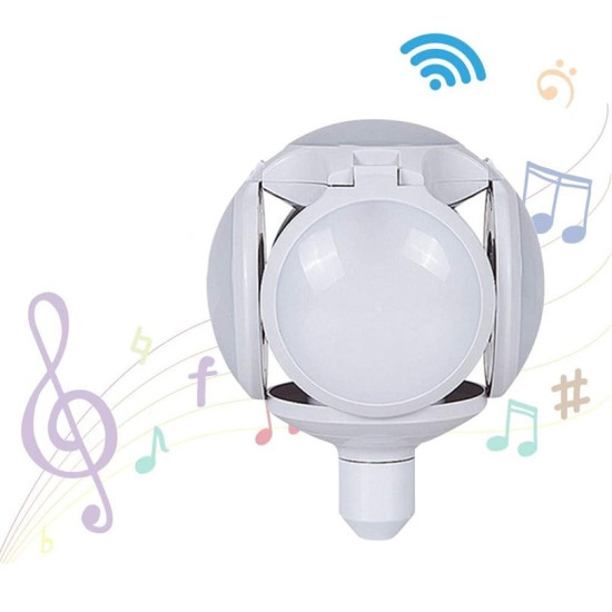 ΦΩΤΙΣΤΙΚΟ LED ΜΕ ΗΧΕΙΟ BLUETOOTH ΑΣΠΡΟ – FA-2940W - ΟΕΜ