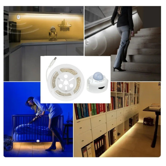 Ταινία LED Digital Bed-lighting Sensor Strips - Ενεργοποίηση φωτισμού με κίνηση ΟΕΜ