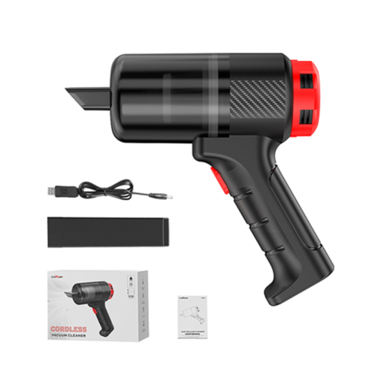 Επαναφορτιζόμενο σκουπάκι αυτοκίνητου 45W μαύρο-κόκκινο C3088-2 Carsun Επαναφορτιζόμενο σκουπάκι αυτοκίνητου 45W μαύρο-κόκκινο C3088-2 Carsun