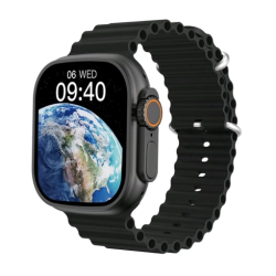 Smartwatch με παλμογράφο και απάντηση κλήσεων – μηνυμάτων U8 Ultra μαύρο - ΟΕΜ